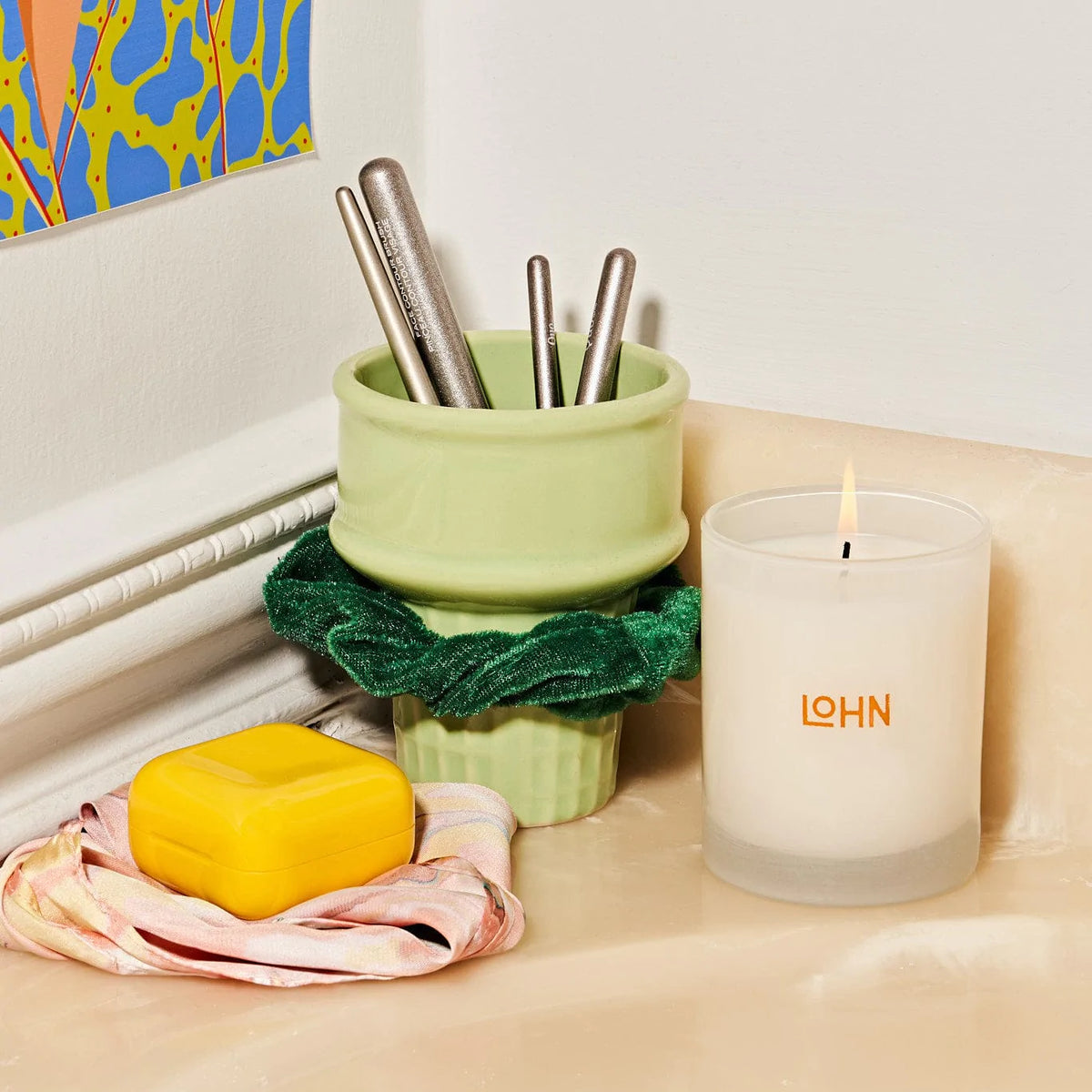 ESEN Candle Basil Mint Berte