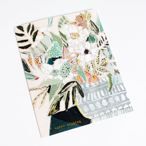 Floral Happy Wedding Card - Someday Studio - Berte