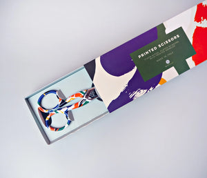 Abstract Print Scissors - The Completist - Berte