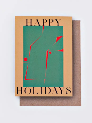 Athens Happy Holidays Card - The Completist - Berte