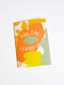 Palm Springs Big Big Congrats Card - The Completist - Berte