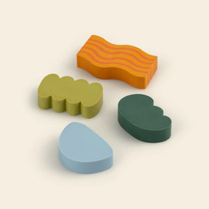 Curious Shapes Erasers