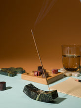 Load image into Gallery viewer, Curve Gemstone Incense Holder
