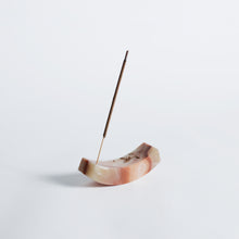 Load image into Gallery viewer, Curve Gemstone Incense Holder
