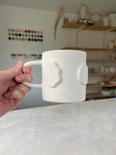 Load image into Gallery viewer, Graffiti Relief Mug: 5 Year Anniversary - Days Eye Ceramics - Berte
