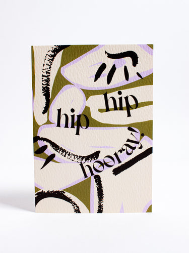 Hip Hip Hooray Card - The Completist - Berte