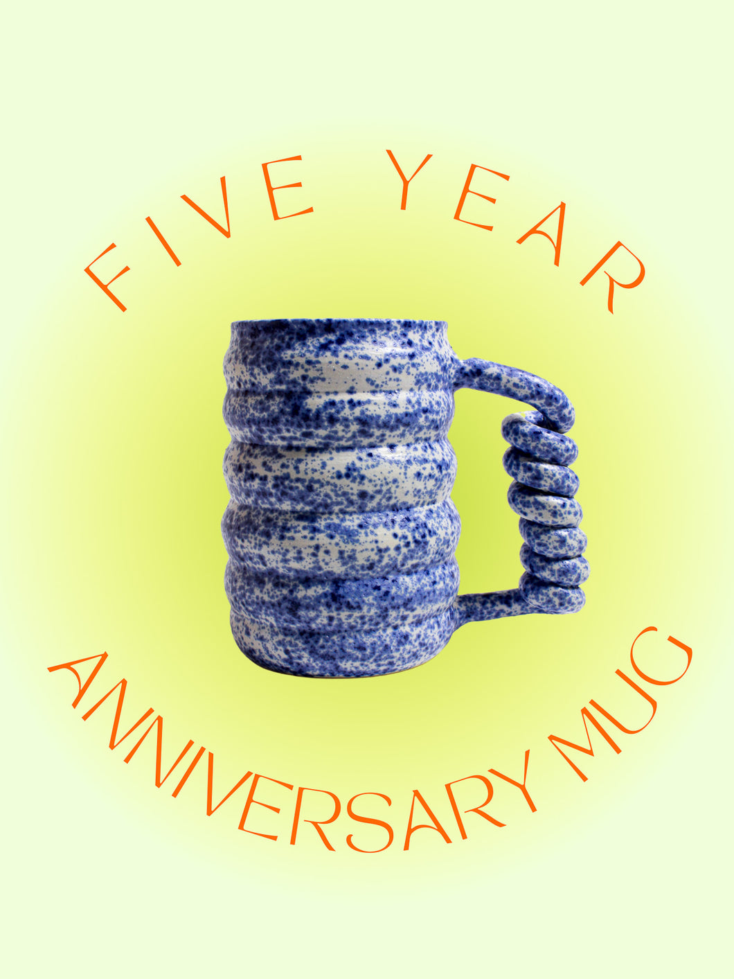 Mega Boinggg! Crystallized Mug: 5 Year Anniversary - Kuu Pottery - Berte
