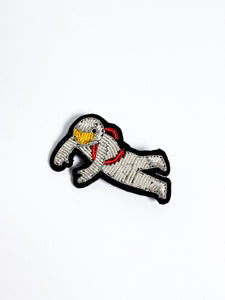Nonsense Hand Embroidered Brooch - Macon&Lesquoy - Berte