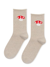 Load image into Gallery viewer, Red Cap Cashmere Crew Socks - Hansel from Basel - Berte
