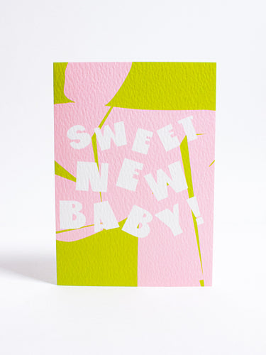 Sweet New Baby Card - The Completist - Berte