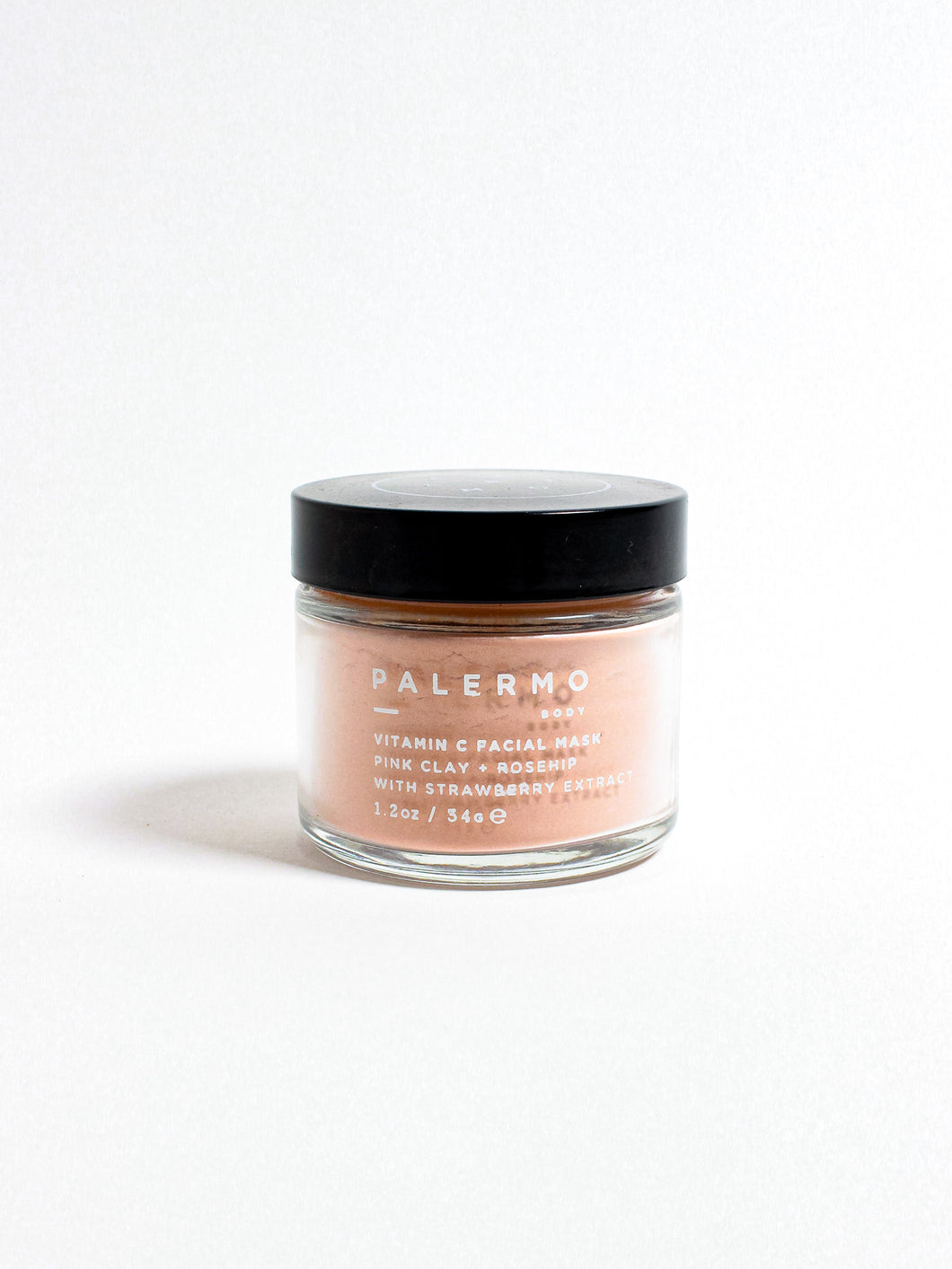 Vitamin C Facial Mask - Pink Clay + Rosehip - Palermo Body - Berte