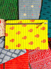 Load image into Gallery viewer, Vintage Kantha Pouch Clutch - Anchal Project - Berte
