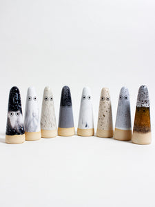 Ceramic Ghost Totem - Studio Arhoj - Berte