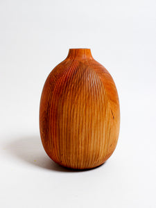 Hand Turned & Carved Wood Vases - Hanna Dausch - Berte