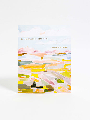 Go Anywhere Birthday Card - Someday Studio - Berte