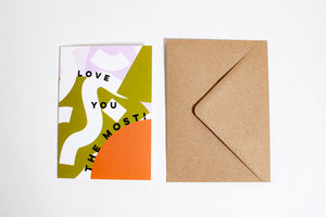 Love You The Most Card - The Completist - Berte