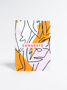 Pastel Botanic Congrats Card - The Completist - Berte