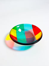 Load image into Gallery viewer, Rainbow Fused Glass Dish - Debbie Bean - Berte
