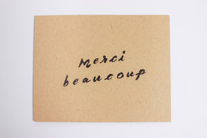 Merci Beaucoup Card - Wilde House Paper - Berte