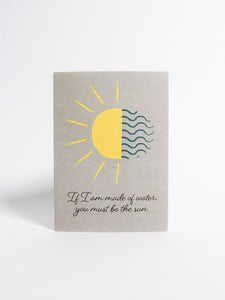 Water and Sun Card - Aya Paper Co - Berte
