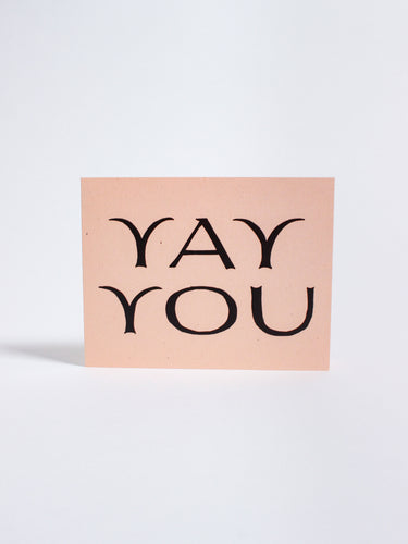 Yay You Card - Wilde House Paper - Berte