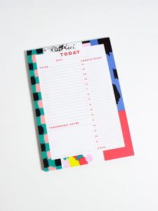 Smudge Mix Daily Planner Pad - The Completist - Berte