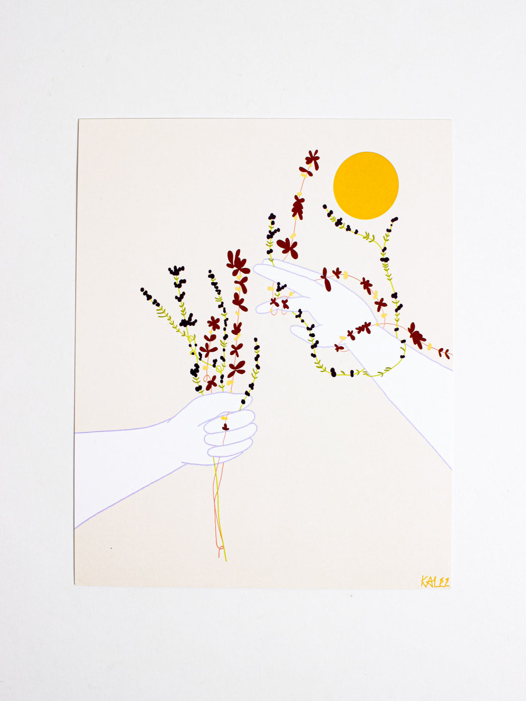 To the Sun Print - Kalee Bly Choiniere - Berte